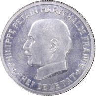 Monnaie Gradée PCGS SP65 5 Francs Maréchal Pétain Essai 1942 - Essais, Piéforts, épreuves & Flans Brunis