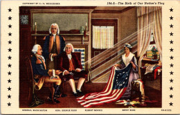 History The Birth Of Our Nation's Flag Curteich - Other & Unclassified