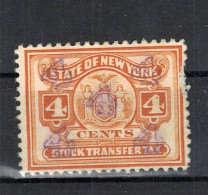 CHCT26 - State Of New York, Stock Transfer Tax Stamp - Unclassified