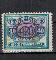 CHCT26 - State Of New York, Stock Transfer Tax Stamp, America - Unclassified