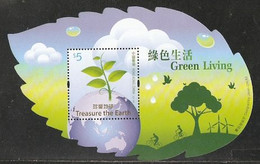 2011 HONG KONG Green Living MS - Unused Stamps