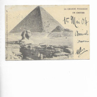 LA GRANDE PYRAMIDE DE CHEOBS. - Piramiden
