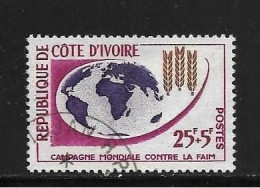 COTE D'IVOIRE 1963 Campagne Contre La Faim   YVERT N°209 OBLITERE - Côte D'Ivoire (1960-...)