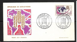 COTE D'IVOIRE 1963 FDC Campagne Contre La Faim  YVERT N°209 - Côte D'Ivoire (1960-...)