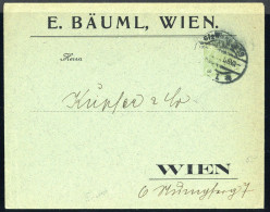 1910, Österreich, PU (157), Brief - Mechanische Stempel