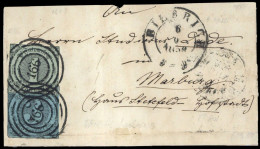 1852, Altdeutschland Thurn Und Taxis, 7 A, 12, Briefst. - Storia Postale