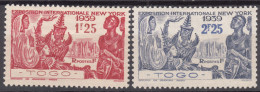 Togo 1939 Yvert#175-176 Mint Hinged - Unused Stamps