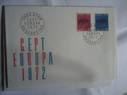 SWITZERLAND FDC EUROPA  1972 - 1972