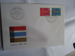 SWITZERLAND FDC EUROPA  1971 - 1971