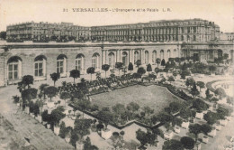 FRANCE - Versailles - L'Orangerie Et Le Palais - LR - Carte Postale Ancienne - Versailles (Kasteel)