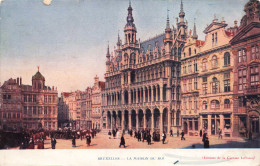 BELGIQUE  - Bruxelles  - La Maison Du Roi  - Colorisé - Animé - Carte Postale Ancienne - Monumentos, Edificios