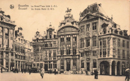 BELGIQUE - Bruxelles - La Grand'Place (Côté SO) - Animé - Carte Postale Ancienne - Plazas