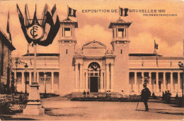 BELGIQUE - Exposition Universelle De Bruxelles 1910 - Colonies Françaises - Carte Postale Ancienne - Exposiciones Universales