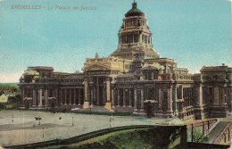 BELGIQUE -  Bruxelles - Le Palais De Justice - Colorisé - Carte Postale Ancienne - Squares