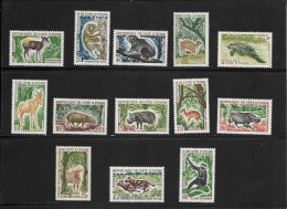 COTE D'IVOIRE 1963/64  ANIMAUX-CHASSE ET TOURISME  YVERT N°211/20  NEUF MNH** - Côte D'Ivoire (1960-...)