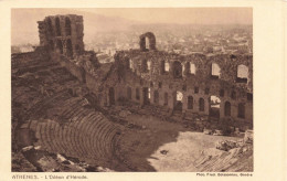 GRECE - L'Odéon D'Hérode - Carte Postale Ancienne - Grèce