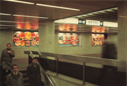 BELGIQUE - Bruxelles - Métro - Schuman Mézzanine Ouest - Animé -  Carte Postale - Transport Urbain Souterrain