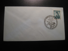 INNSBRUCK 28.6.1957 Postbus Post Bus 50 Year Anniversary Trip Cancel Cover AUSTRIA Coach Autobus Autocar - Busses