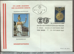 OSTERREICH - 1967 - UNION DER INTERNATIONALEN MESSEN  In Wien 1967 - Usines & Industries