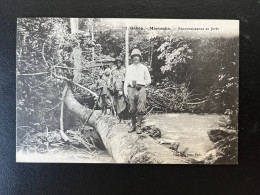 SP CPA GABON / RECONNAISSANCE EN FORET / SANS CORRESPONDANCE - Storia Postale