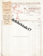 59 0171 LILLE NORD 1963 Matériel Pour Dessin Industriel Éts M. NEBOUT Reproduction De Plans Rue Solférino à M. BAILLON - Elettricità & Gas