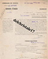 59 0110 LE CATEAU NORD 1923 Commission D'Évaluation Des Dommages De Guerre Dest. Mme Vve PLACE LECLERCQ - 1914-18