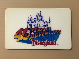 Mint USA UNITED STATES America Prepaid Telecard Phonecard, Disneyland 40 Years Adventure SAMPLE CARD, Set Of 1 Mint Card - Sammlungen