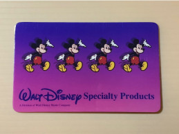 Mint USA UNITED STATES America Prepaid Telecard Phonecard, WALT DISNEY Specialty Product SAMPLE CARD, Set Of 1 Mint Card - Collezioni