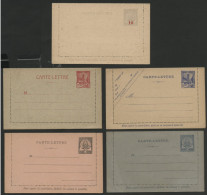 Tunisie ENTIERS POSTAUX 5 Cartes-lettres Différentes Neuves, Cote Totale 141 €. Voir Description - Lettres & Documents