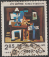 USED STAMP FROM 1982 INDIA ON The 100th Anniversary Of The Birth Of Picasso/ Three Musician Famous Work Of PICASSO - Gebraucht