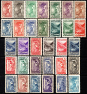 1741. ANDORRA 1937-1943 # 61-92 MNH (# 67 60c., 81 2F.,82 2F, MH) SEE SCANS - Ungebraucht