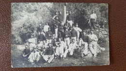 Carte Photo Caussade Ou Environs , Montauban, Militaires 1915 - Caussade