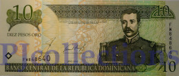 DOMINICAN REPUBLIC 10 PESOS ORO 2002 PICK 168b UNC - República Dominicana