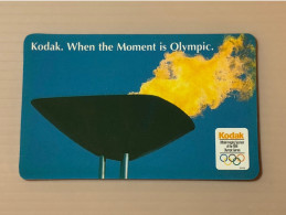 Mint USA UNITED STATES America Prepaid Telecard Phonecard, KODAK Sponsor Of 1996 Olympic SAMPLE CARD, Set Of 1 Mint Card - Collezioni