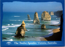 8-9-2023 (4 T 33) Australia - VIC - Great Ocean Road (3 Postcards) Apostles / Map Etc - Andere & Zonder Classificatie