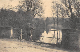 CPA 55 TROUSSEY / PAYSAGE SUR LA MEUSE - Autres & Non Classés