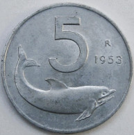 Pièce De Monnaie 5 Lires 1953 - 5 Liras