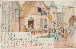 (75) PARIS. Expo 1900. PARIS (Illustr. G.GUSTI 1900) Paris En 1400 . La Cour Des Miracles (100, Av. De Suffren) - Exposiciones