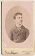 Photographie XIXe CDV Portrait De Fernand Aurèle PATORNI (1880-1955) Artiste Avocat Photographe Eugène Pirou Paris - Personnes Identifiées