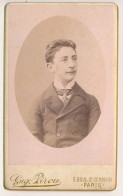 Photographie XIXe CDV Portrait De Fernand Aurèle PATORNI (1880-1955) Artiste Avocat Photographe Eugène Pirou Paris - Personnes Identifiées