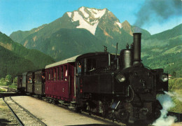 TRANSPORT - Trains - Chemin De Fer Du Zilletarel Avec Grinbergspitze - Carte Postale - Treinen