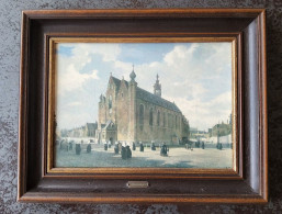 Schilderij Kerk En Publiek Door Boulanger - Huiles