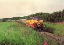 TRANSPORT - Trains - Trains Express Au Luxembourg -  Expr 1297 Amsterdam Luxembourg - Carte Postale - Eisenbahnen