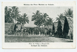 Océanie.Archipel Des Salomons.Bougainville.Place Du Village. - Salomon