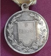 Medaglietta Regno D Italia Vittorio Emanuele Lll ,l Grado - Royal/Of Nobility