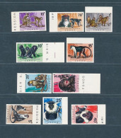 République Démocratique Du Congo - 785/794 - Non Dentelé - Ongetand - Imperforated - Singes - 1971 - MNH - Neufs