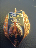 Insigne De P M S / Préparation Militaire Supérieure Avec Abeille Et Glaive /DRAGO Paris  /Début XXI éme Siécle    PUC66 - Altri & Non Classificati