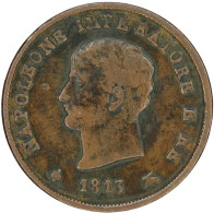 LaZooRo: Italy KINGDOM OF NAPOLEON 3 Centesimi 1813 M XF - Cisalpijnse Republiek/ Italiaanse Republiek