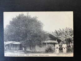 SP CPA GABON / LIBREVILLE CASE A L'ORANGER VILLAGE LOUIS / SANS CORRESPONDANCE - Lettres & Documents