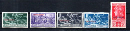 Castelrosso (Italy) 1930 Set Overprinted Stamps (Michel 25/29) MLH - Castelrosso